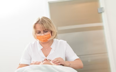 Pigmentflecken auf den Wangen